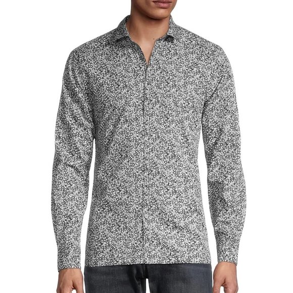 John Varvatos Other - John Varvatos Fulton Abstract Floral Sport Shirt